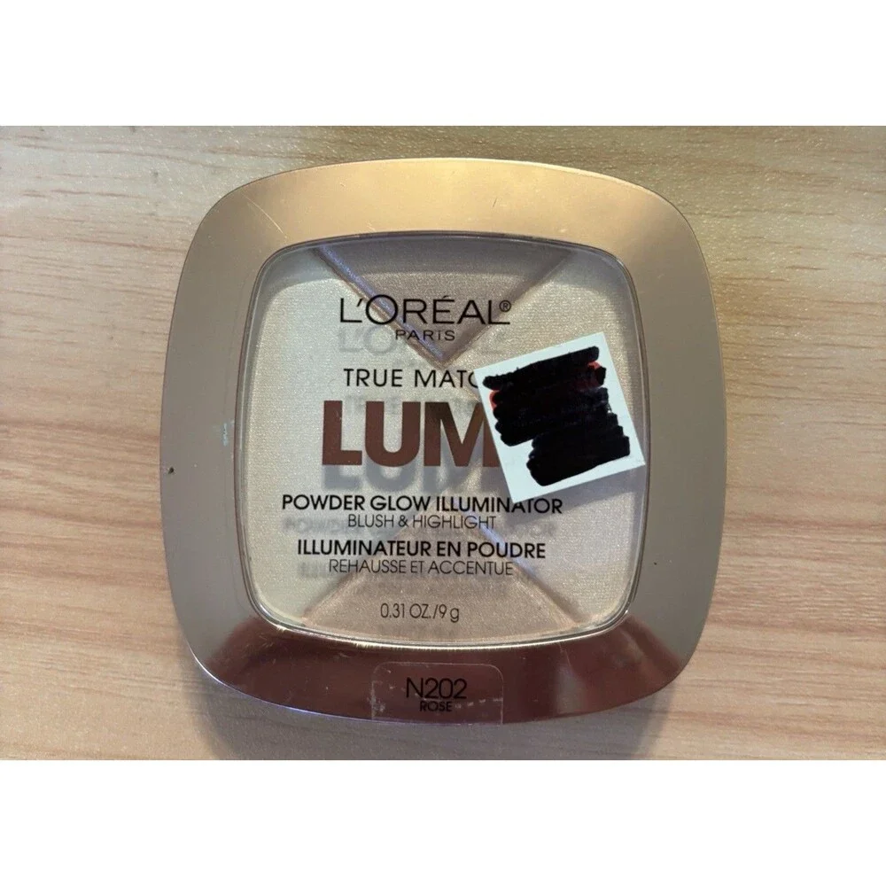 L'Oreal Paris True Match Lumi Powder Glow Illuminator Blush Highlight N202 Rose